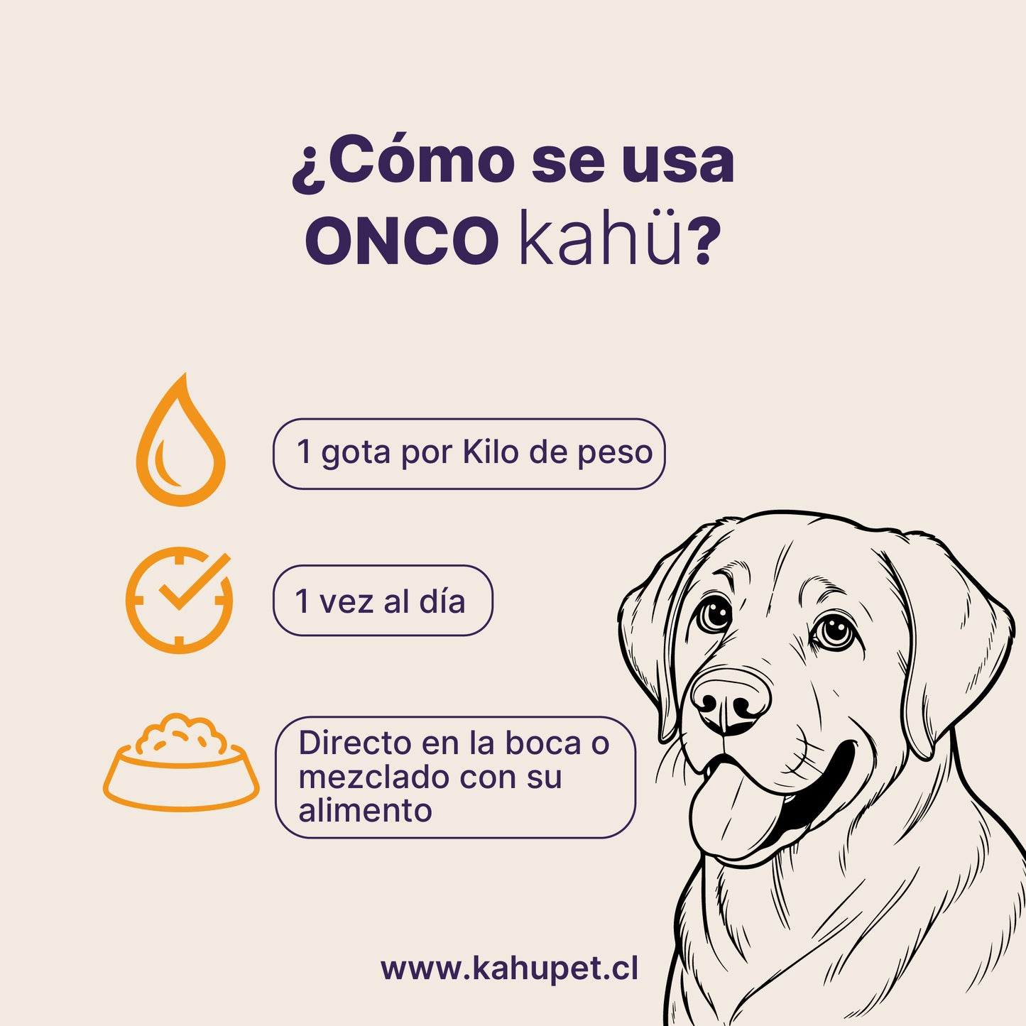 ONCO KAHÜ – Inmunidad avanzada en gotas para perros y gatos