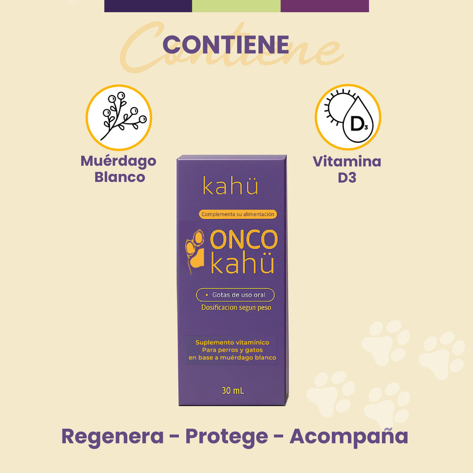 ONCO KAHÜ – Inmunidad avanzada en gotas para perros y gatos.