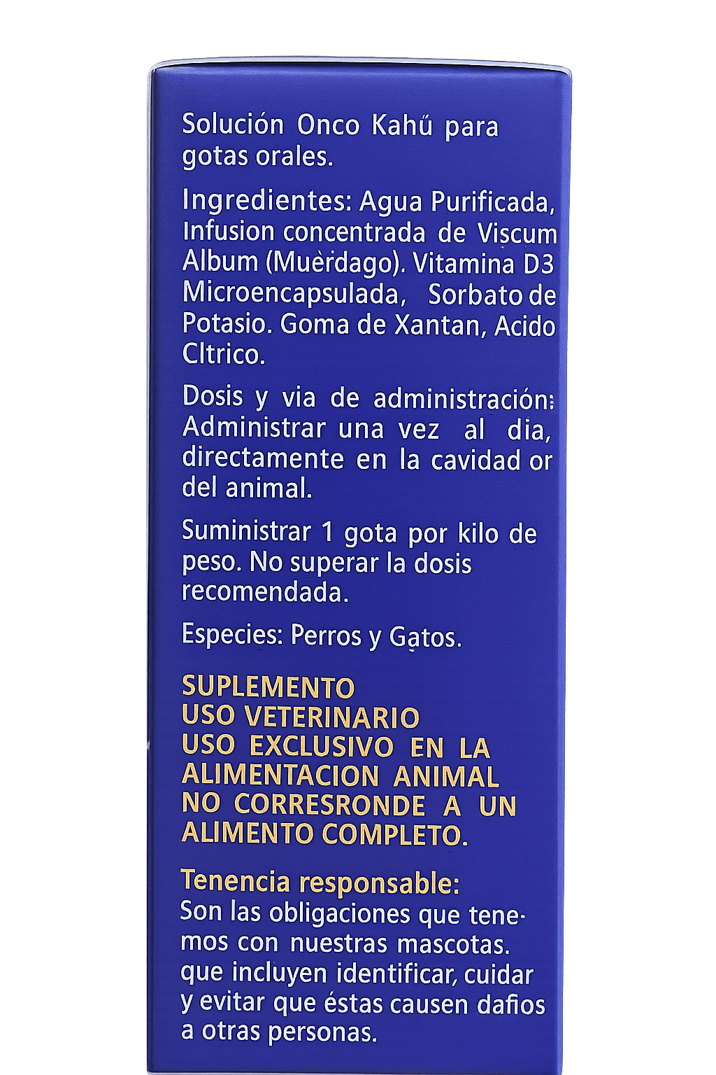 ONCO KAHÜ – Inmunidad avanzada en gotas para perros y gatos