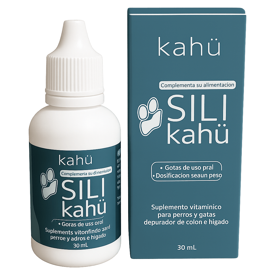 SILI Kahü – Detox hepático, digestivo y energético en gotas para perros y gatos