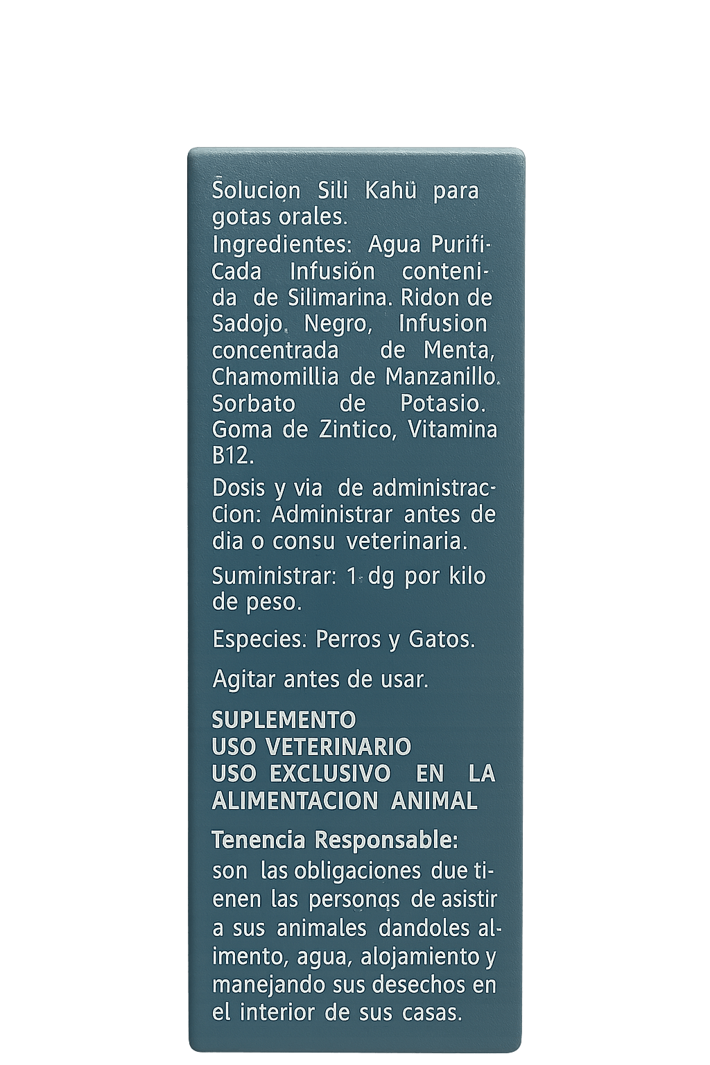 SILI Kahü – Detox hepático, digestivo y energético en gotas para perros y gatos